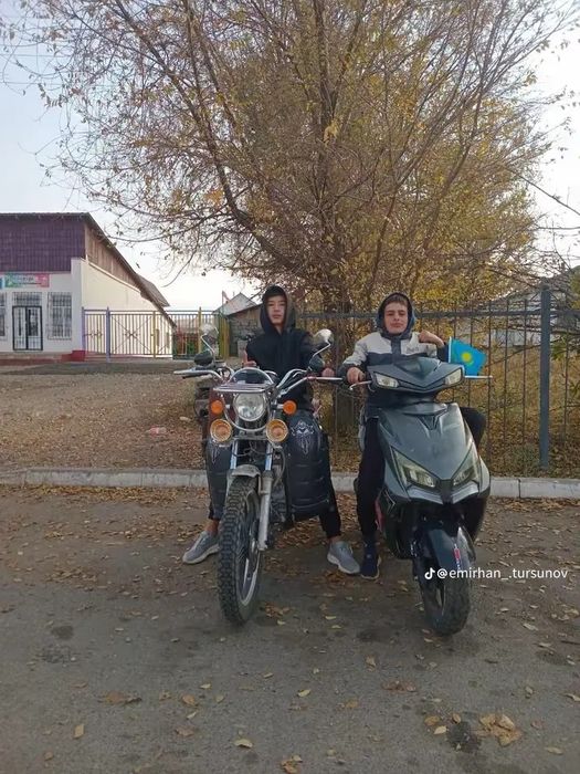 Мопед в хорошем состоянии