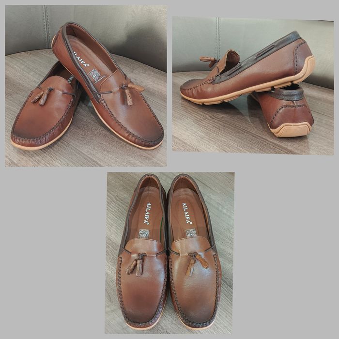 Распродажа новых кожаных мокасин