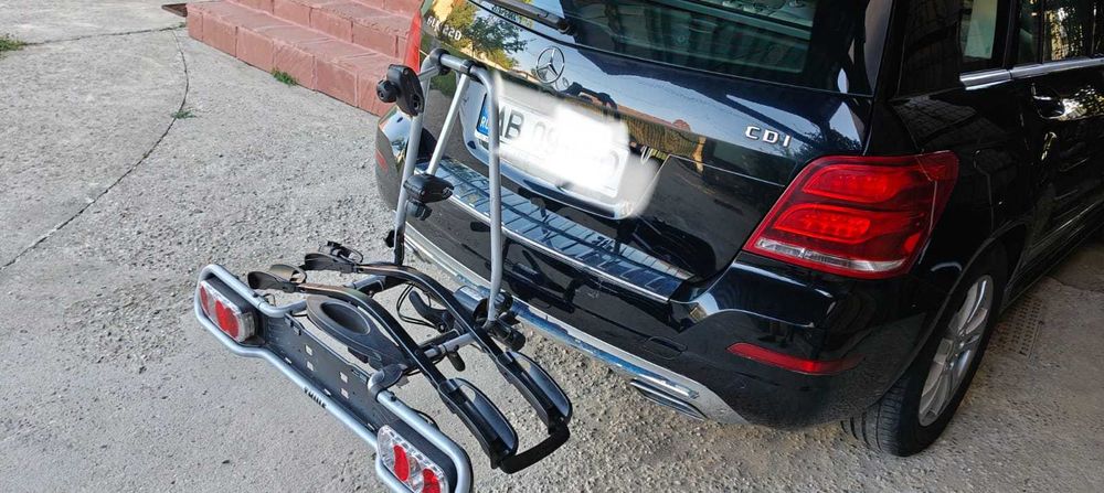 Suport doua biciclete Thule, rabatabil, pe carlig
