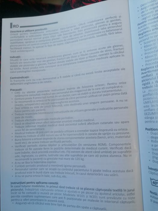 Vând orteză pentru copii Walkers măsura 34-37.5