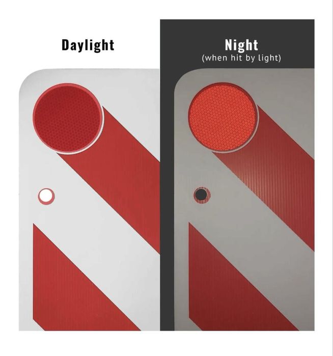 Табела извънгабаритен товар 40х40см PVC