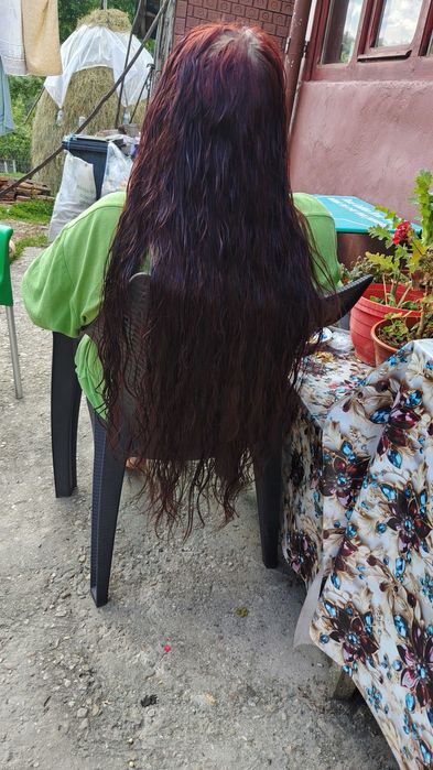 Păr natural vopsit!