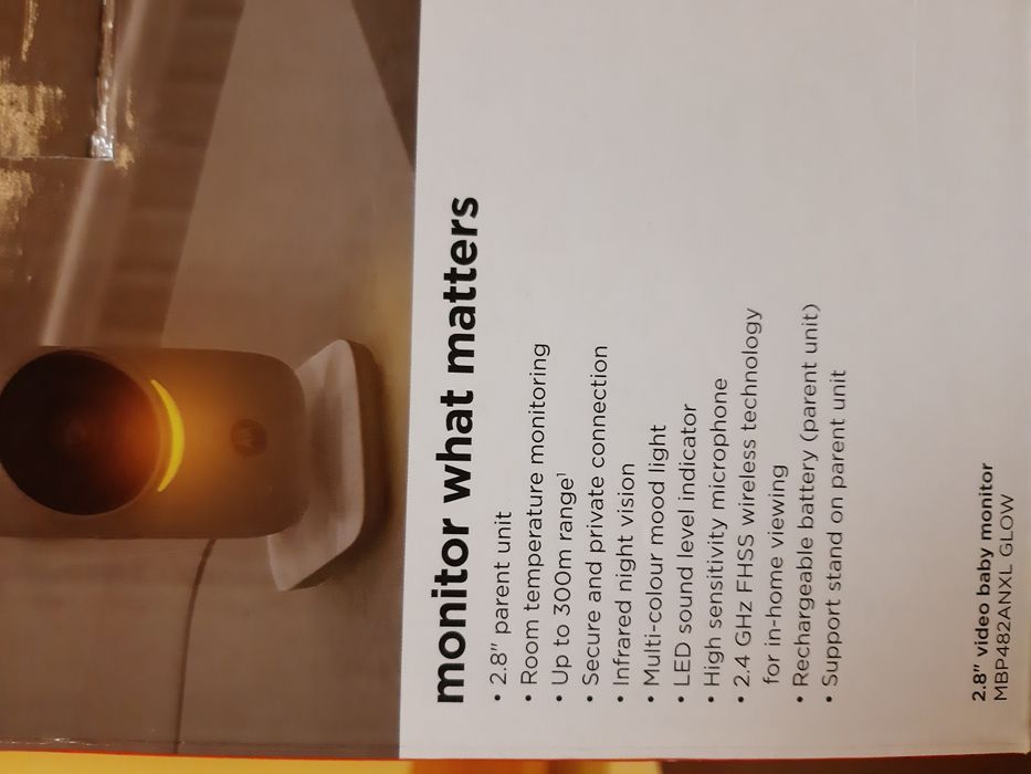 Видео бебефон Motorola MBP 482 ANXL