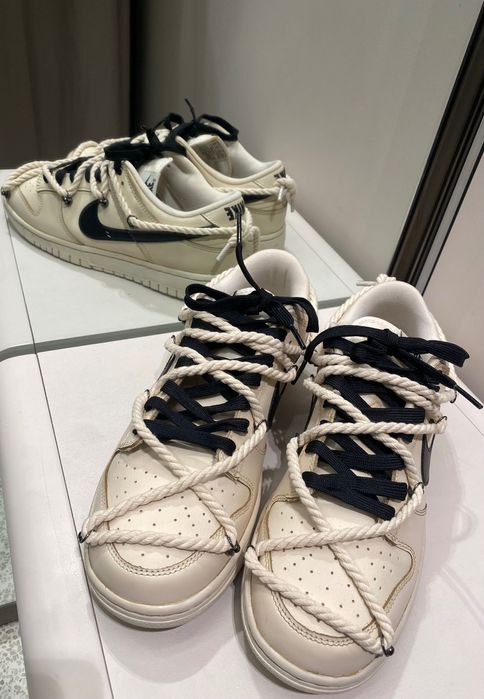 Dunk Low Coffee Rope Lace Custom 42 43