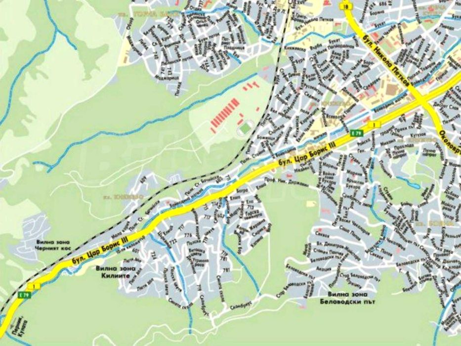 Просторен регулиран парцел в кв. Княжево, с виза за строеж