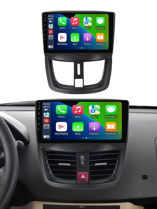 NAVIGATIE Android 14 Peugeot 207 2006 - 2015 1/8 Gb CarPlay + CAMERA