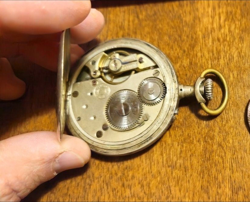 Ceas argint Roskopf Patent