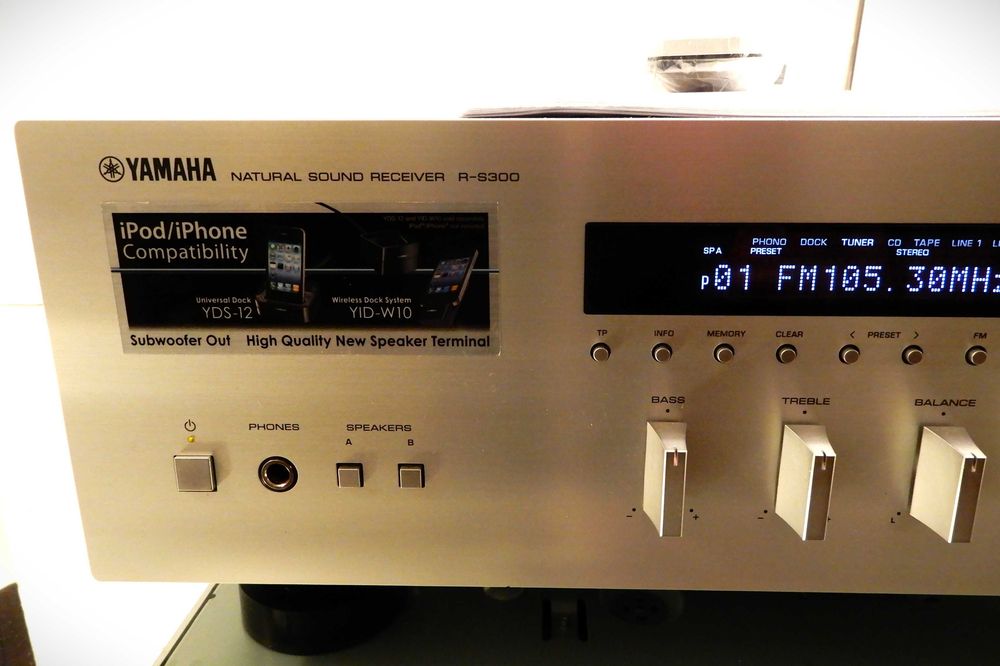 Ресийвър YAMAHA R-S300 +RC