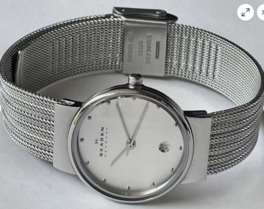 Ceas dama Skagen silver,  35Sss1 Analog Quartz Women Ladies Danish Design