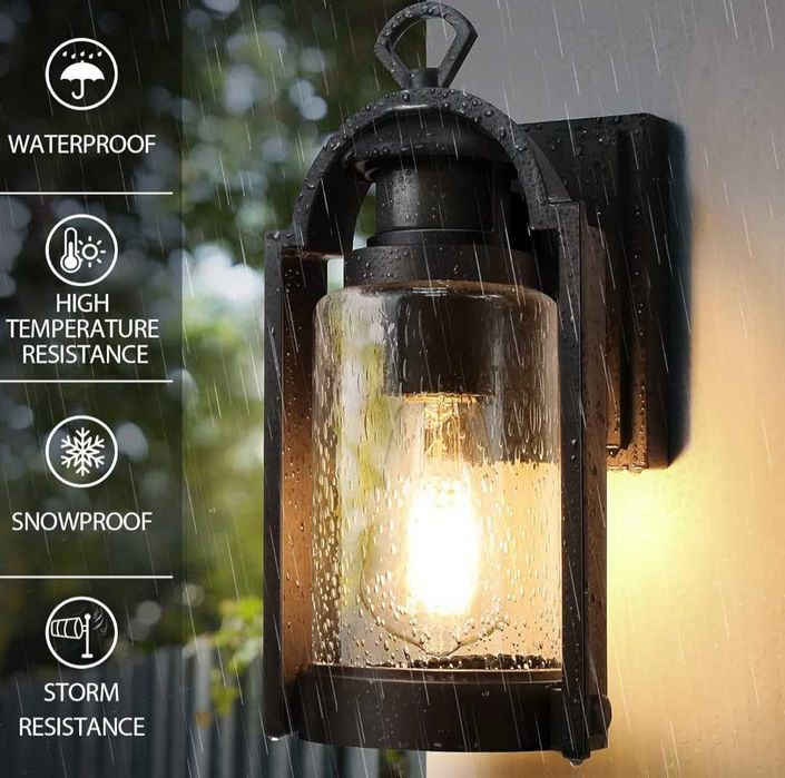 Lamomo LED външна лампа със сензор за движение 3 режима на осветление