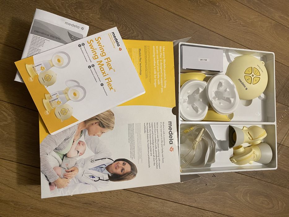 Medela Двойна двуфазна електрическа помпа за кърма Swing maxi Flex