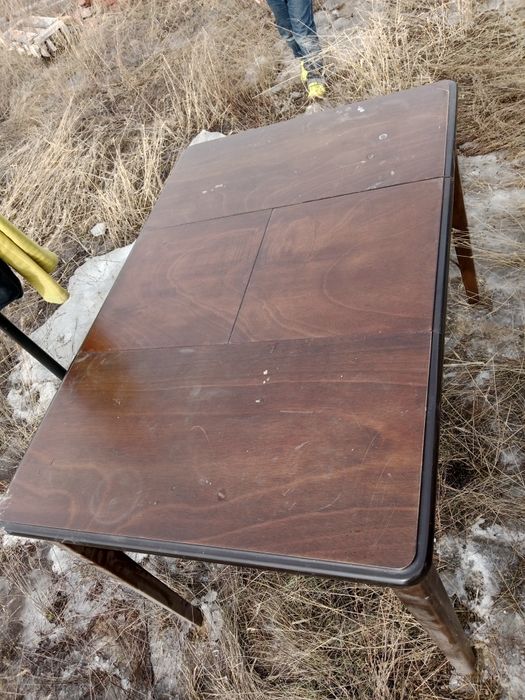 Стол диван деревянный