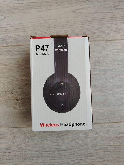 Căști wireless Bluetooth, radio, mp3 noi