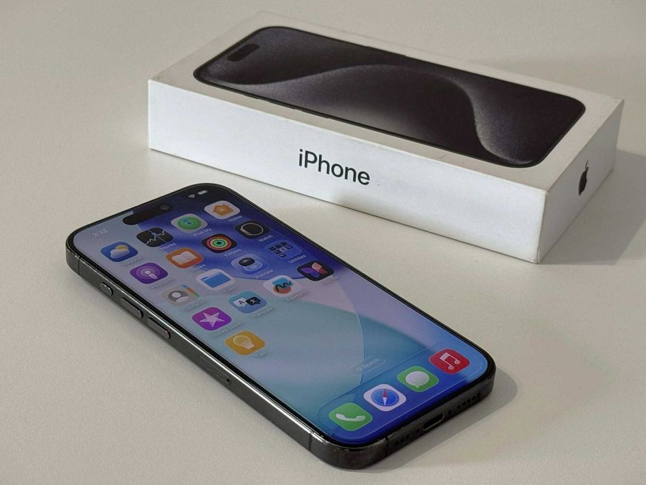 Бартер! iPhone 15 Pro Black Titanium (Черен) 86%