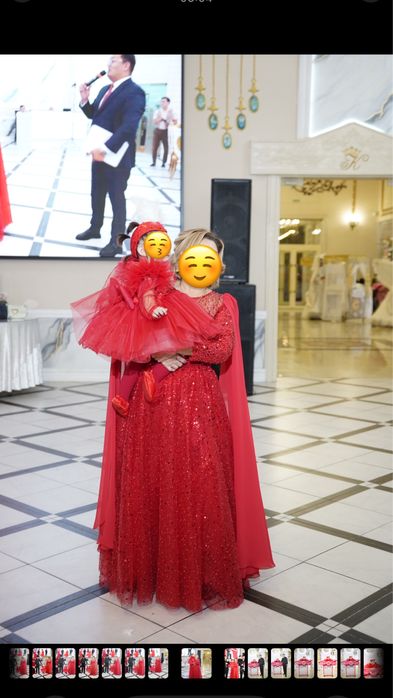 Платье Мама дочька на той