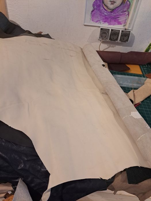 10 kg de piele, piele naturala, 0.5-1.2mm grosime