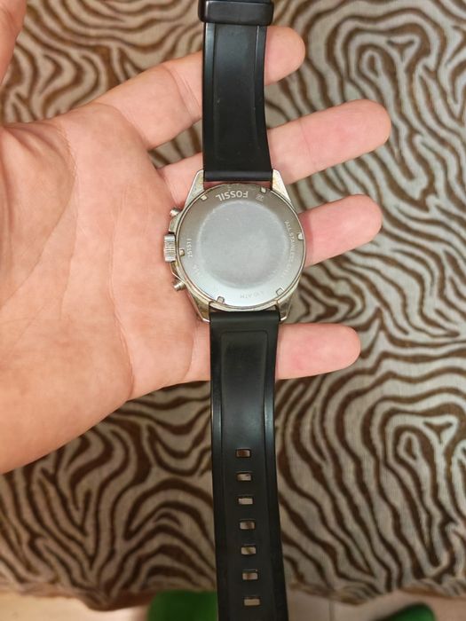 Fossil Ceas cronograf negru Decker