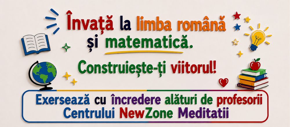 Școala de vară NewZone Meditatii-matematica,lb romana,lb engleza