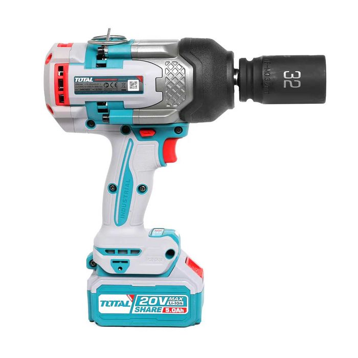 Masina de insurubat cu impact TOTAL acumulator, 1050Nm, prindere 3/4