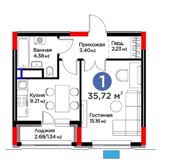 Продам квартиру в Жк Босага