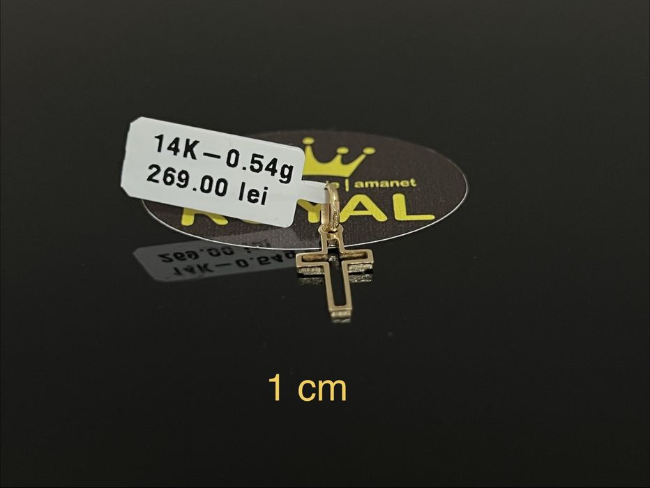 Bijuteria Royal CB : Pandant aur nou 14k 0,54gr