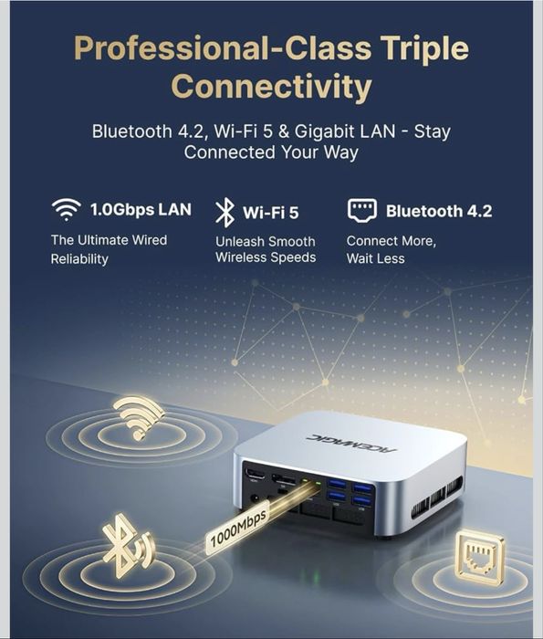 Mini Pc ACEMAGIC Kron mini K1 Amd Ryzen 2544,8gb ram , 256gb stocare nou nout