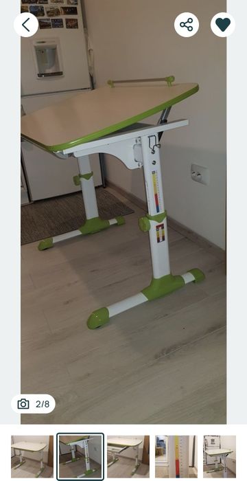 Birou copii reglabil Mobexpert