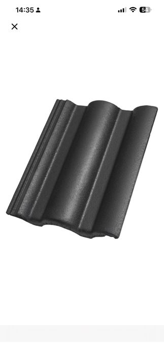 Tigla de beton 1/1 Bramac Romana Novo, antracit