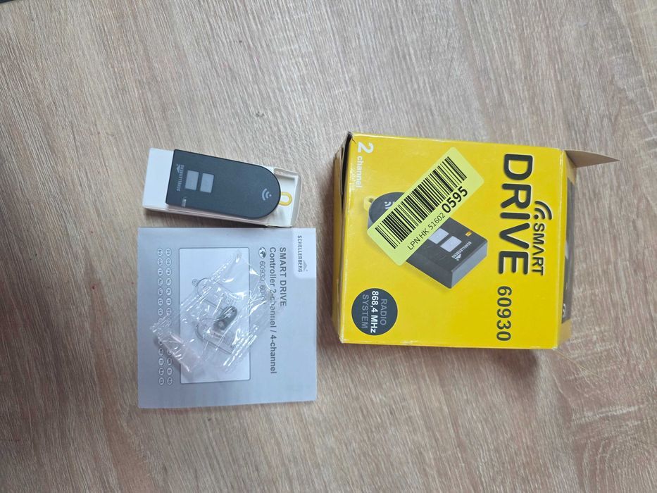 Telecomandă pentru ușă de garaj Schellenberg 60930 Smart DRIVE, 2 canale, 868,4 MHz, max. 10 mW/10 dBm, antracit