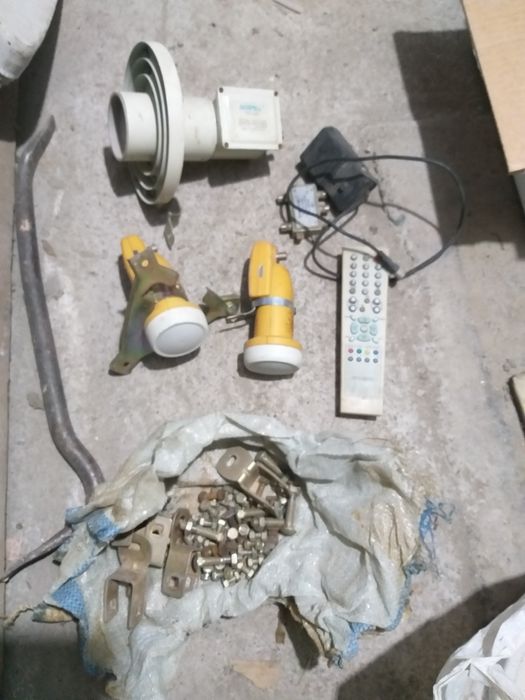 Антена спутникавой и тюнер