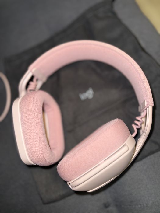 Casti Logitech Zone Vibe 100, USB + Bluetooth - Rose