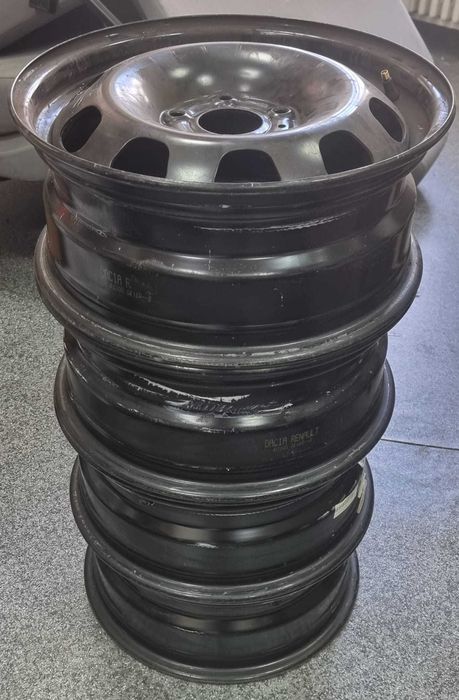 Jante otel/tabla Dacia/Renault R16x6.5 originale