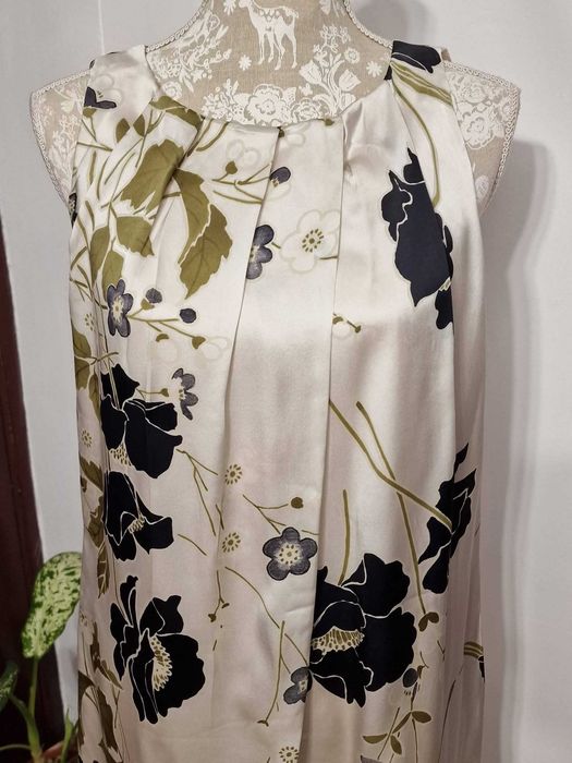 Rochie matase naturala MaxMara - mas M - 320 lei