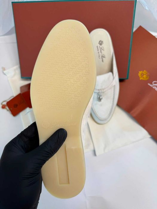 Papuci Lora Piana PREMIUM Full Box, Mărimi 35/40, 100% Piele Naturală