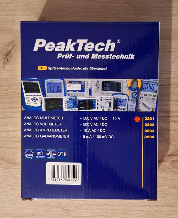 Multimetru analogic PeakTech 3201