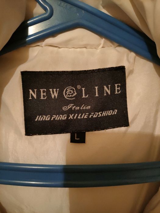 Бяло зимно дамско манто