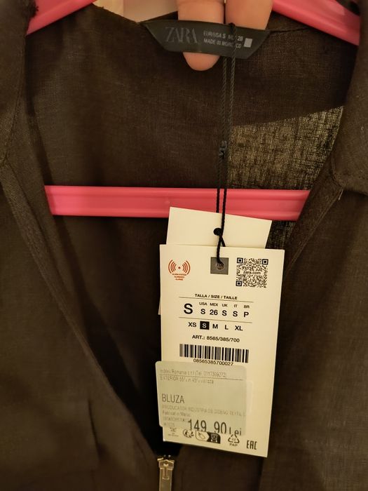 Top Safari Zara din in  mărime S nou