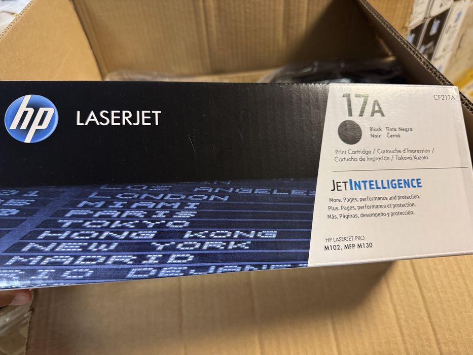 Картриджи Hp cf217a/ac оригиналы