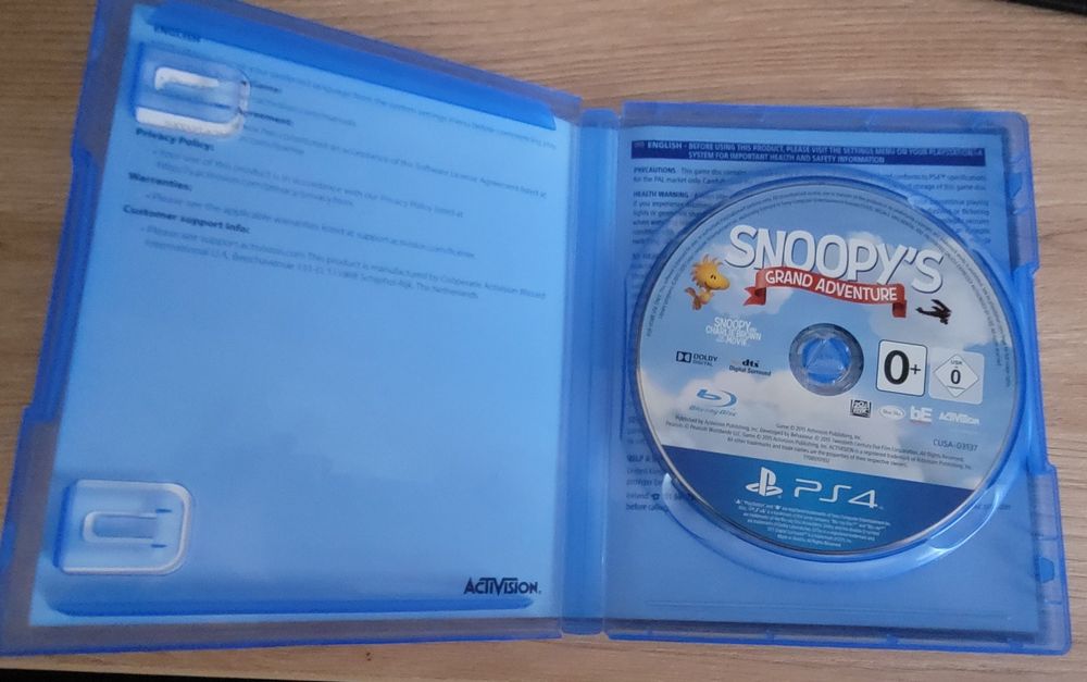 Snoopy за PS4 ( рядко издание )