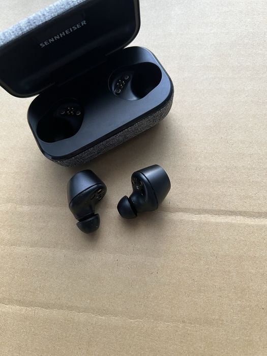 Casti audio In-Ear Sennheiser Momentum True Wireless 2, ANC, Negru