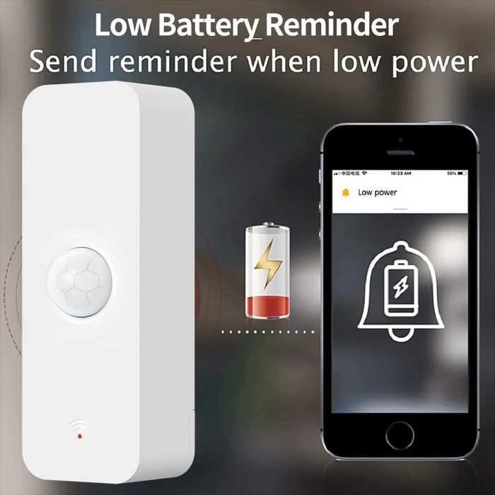 Tuya Smart WiFi или ZigBee PIR обемен (motion) сензор