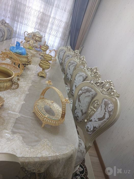 12 kishilik mexmonxona stol stuli xolati alo darajada