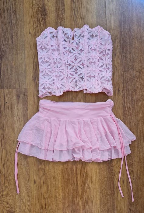 shein нов дамски комплект корсет и пола