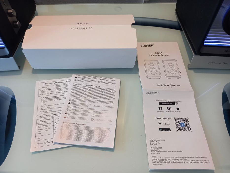 Boxe Edifier QR65 Bluetooth – ca noi, cu iluminare RGB ambientala