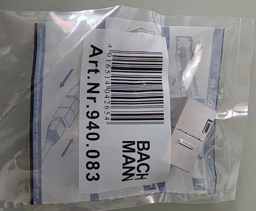 Conector RJ45 cat. 6A Bachmann