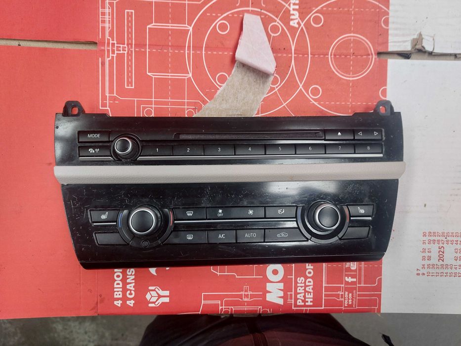 Panou clima/radio cd Bmw F10 F11 2010-2014