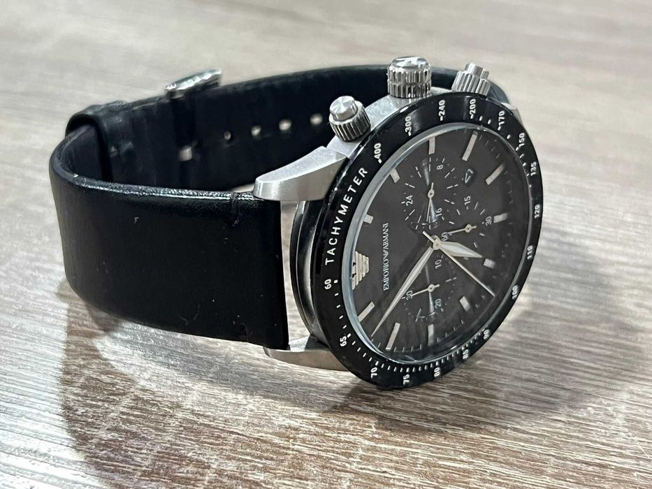 ъжки часовник Emporio Armani AR11243 Mario Chronograph
