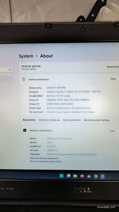 Workstation Dell M4700