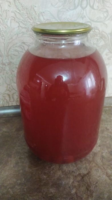 Замороженные фрукты этого года. Компот из черешни