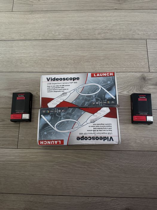 Videoscop auto Camera Launch VSP-600 + tester diagnoză Launch iOBD – profesionale